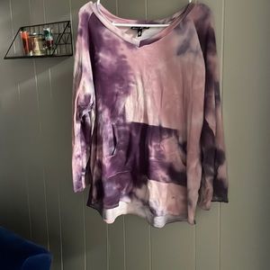 Soft tie-dye long sleeve shirt.